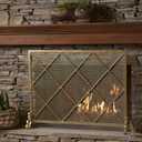 Christopher Knight Home Howell Single Panel Iron Fireplace Screen, Gold