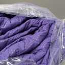 Love's cabin Twin Quilt Bedding Set Deep Purple Bedspreads - Soft Bed Summer Lightweight Bedspread Comforter - Coin Pattern Bedding Coverlet for All Season - 2 Pieces (1 Quilt, 1 Pillow Sham)