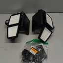 Tuffenough Solar Outdoor Lights 2500LM 210 LED Security Lights with Remote Control,3 Heads Motion Sensor Lights, IP65 Waterproof,270 Wide Angle Flood Wall Lights with 3 Modes(2 Packs)