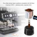 2 x Coffee Tamper Base for Ninja Espresso ES601  Compatible Handheld Portafilter Support Stand, Anti-Slip PETG Base Accessories for Ninja Luxe Cafe Machine,Improves Tamping Stability and Extraction