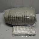 Bed Sheets Set – Green and White Stripes, Queen Size, Soft Bedding, Flat Sheet & Pillowcases