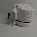 Modavari Home Fashion King Blanket White, Velvet Reversing To Ultra Plush Sherpa