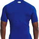 Under Armour Men's HeatGear Compression Short-Sleeve T-Shirt, Blue, Large