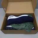 STQ Walking Shoes Women Slip on Sneakers Non Slip Work Arch Support Tennis Plantar Fasciitis Orthopedic Breathable Mesh Comfortable Ladies Nursing (8, Navy)