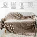 Tefici Electric Heated Blanket Queen Size, Dual Control Super Cozy Soft 2-Layer Flannel 84" x90" Heating Blanket with 3 Heat Levels & 8 Hours Auto Off,ETL&FCC Certified,Home Office Use,Camel