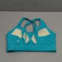 RUNNING GIRL Sports Bra for Women High Support,Criss-Cross Back Strappy Sports Bra Moulded Cup High Impact Workout Top (Large, Bright Green)