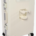 Expandable Hardside Carry On Luggage, 20-Inch Suitcase with Wheels Carry On, USB Port, Independent Waterproof Bag, Cup Holder & Hook, 14.17 * 9.45 * 22.05in