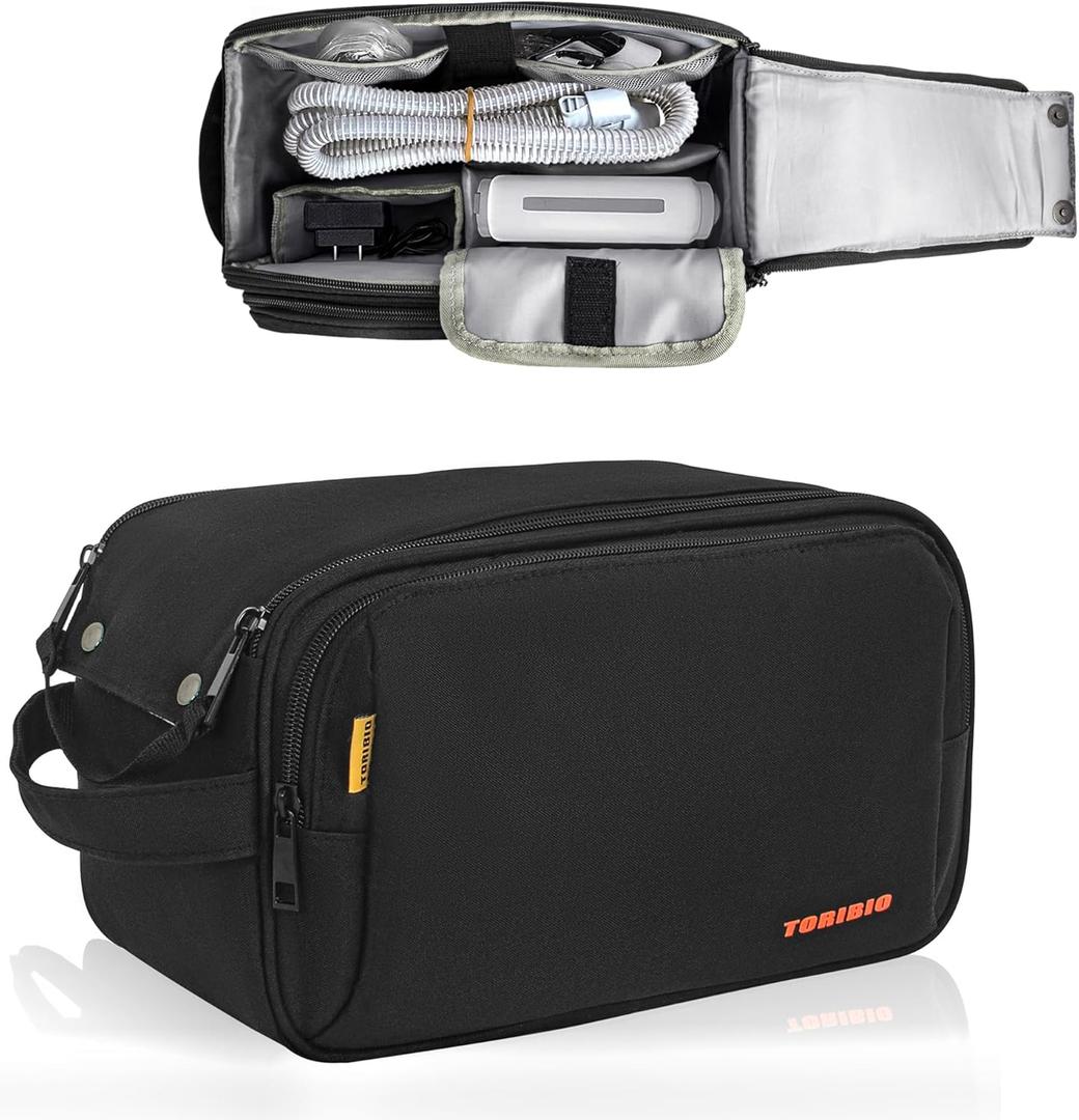 AirMini CPAP Travel Bag Compatible with ResMed AirMini Machine and Accessories, CPAP Supplies Organizer Case, 11.4"x4.7"x6.3" (Black)