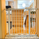 BalanceFrom Easy Walk-Thru Safety Gate for Doorways and Stairways with Auto-Close/Hold-Open Features, Multiple Sizes