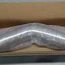 3.5 Inch 45 Degree DIY Custom Mandrel Exhaust Pipe Tube Pipe, T304 Stainless Steel, Universal Fit, 20.5 Inch End to End Length, 3.5'' OD Mandrel Bend Pipe