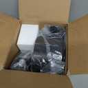 Roykaw Golf Cart Armrest with Cup Holder/Rear Seat Arm Rests Fit for EZGO/Club Car/Yamaha & Most Golf Cart, Upgrade 3rd Gen - with Phone Holder, No Drilling Required, Fit 1.0"/1-1/4" Square Tube Frame (Black)