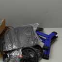 Lightweight 3 Wheel Rollator Walker for Seniors, Foldable Aluminum Mobility Aid with Storage Bag, Easy-Fold Walking Support for Elderly Balance & Rehabilitation (Black & Blue)