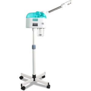 800W Nano Ionic Facial Steamer  Professional Home Spa Face Steamer for Deep Cleansing, Hydration & Sinus Relief | Fast Heating, Auto Shut-Off, Portable & Safe | US/AU Plug (White & Green)