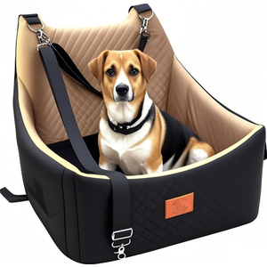 Dog Booster Car Seat for Medium and Small Sized Dogs Pet Car Bed Easy to Remove and Washable with Thickened Cushion Fits Cars Trucks and SUVs