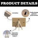 Ycyfckdr Memorial Picture Frame, Gifts for Loss of Loved One, Memorial Wooden Keepsake Plaque, In Memory of Loved One Gifts, Tabletop Picture Frame With Easel (A55)