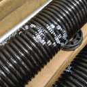 Garage Door Torsion Spring Set, Pair of 2" Electrophoresis Coated Garage Door Spring Replacement with 2 Non-Slip Winding Bars and Bearing, Minimum 16000 Cycles (.218x2x28")