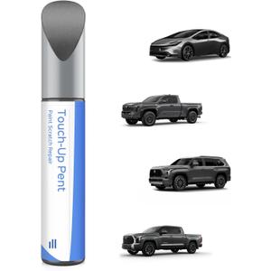 1G3 Magnetic Gray Metallic Touch Up Paint Compatible with Toyota Exact Match Chips and Nicks Touch Up (Magnetic Gray Metallic(1G3) compatible with 4Runner/Avalon-models/Corolla/Crown/Highlander-models/Land-Cruiser/Prius/Prius-c/Prius-Prime/Prius-v/RAV4/Sequoia/Tacoma/Tundra/Venza/Yaris)