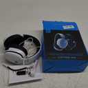 Gtheos 2.4GHz Wireless Gaming Headset for PS5, PS4 Fortnite & Call of Duty/FPS Gamers, PC, Nintendo Switch, Bluetooth 5.3 Gaming Headphones with Noise Canceling Mic, Stereo Sound, 40+Hr Battery -White