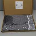 Rhino Valley Walker Bag, Secure Fit Walker Basket with Cup Holder, Large Capacity Foldable Walker Accessories for Seniors, Detachable Folding Walker Pouch Organizer for Older Elderly Gifts, Gray (Open)