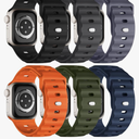 TiMOVO 6 Pack Sport Strap Compatible with Apple Watch Ultra 3/2/1 49mm 46mm 45mm 44mm 42mm for Men, Soft Silicone Replacement Strap for iWatch SE 3/2/1, Series 11 10 9 8 7 6 5 4 3 2 1