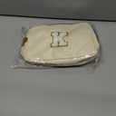 2025 Graduation Gifts for Her Women Girls,Personalized Belt Bag Waist Packs Trendy Fanny Pack Crossbody Bags,Initial White A,Cream Bag