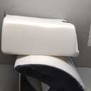 5Pcs Wedge Pillow Set for After Surgery, Orthopedic Bed Wedge Pillow Set for Post Surgery, Acid Reflux Relief, Sleeping, Back Pain Relief, Adjustable Back Pillow for Bed Sitting up, White/Grey