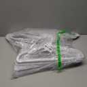 50 Pack Clothes Hangers, Non Slip Plastic Coat Hangers, Space Saving Hangers, Heavy Duty, Hanging Dry Wet Clothes, 16.4" x 8.3", White, UAPY0550W