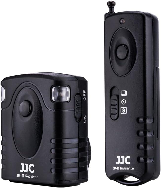 JJC Radio Wireless Remote Control Shutter Release for Nikon Z6III Z6II Z7II Z5 Z6 P1100 P1000 Z7 D750 D780 D7500 D7200 D5300 D5600 D5500 D3300 D3200 D610 D600 Df D7100 D7000 D5200 D5100 & More Camera
