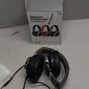 AC01 Headphones Wired Over Ear, Corded Stereo Headsets with Microphone Volume Control for Adults Teens Kids 3.5mm for Cellphones, Tablets, Laptop, Chromebook (Black Grey)