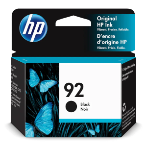 HP 92 Black Ink Cartridge | Works with HP DeskJet 5440; HP OfficeJet 6310; HP PhotoSmart C3100, 7850; HP PSC 1500 Series | C9362WN