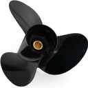 Outboard Propeller 14x19 Pitch 15 Tooth Spline compatible with Suzuki DF90 DF100 DF115 DF140 Outboard Motor Engines, 3-Blade RH, 4.25" Gearcase, replace OEM 58100-90J11-019 58100-90JB0-019