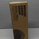 WOPITUES Wood Floating Shelves Set of 6, Shelves for Wall Decor, Farmhouse Shelf for Bedroom, Bathroom Storage Shelves, Book Shelves for Living Room - Rustic Brown (16.5 Inch)