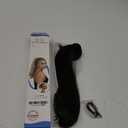 Clip in Ponytail Extension Black Brown 18 Inch Pony Tails Hair Extensions for Women Long Straight Curly Tail Ponytail Hair piece Synthetic Fake Versatile Pony