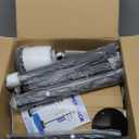 Solar Light Pool Towel Rack with Wheels  63" Tall Adjustable Outdoor Towel Rack for Patio, Bathroom, Hot Tub