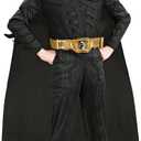 Batman Dark Knight Rises Child's Deluxe Muscle Chest Batman Costume with Mask/Headpiece and Cape - Large