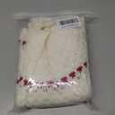 GORGLITTER Women's Striped Long Sleeve Oversized Chunky Sweater Trendy Fall Cozy Cute Cable Knit Pullover Sweater Tops (Medium, White)