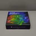 LETIANPAI 200ft Outdoor LED Strip Lights Waterproof 1 Roll,IP68 Outside Led Light Strips with App and Remote,Music Sync RGB Exterior Rope Self Adhesive Back for Deck,Balcony,Pool