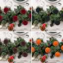 2 x Velvet Ball Ornaments Christmas Balls Brown 6 PCS 2.36-Inch Xmas Tree Ball Ornaments for Party Christmas Tree Decor Baby Shower First Xmas Decorations