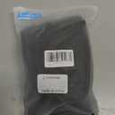 Waterproof Rain Shoe Covers Men Reusable Foldable Rain Snow Boot Shoe Covers with Reflector Non Slip Shoe Protector for Raining Day,Cycling,Gardening,Fishing,Hiking, Farming (Large, Black)