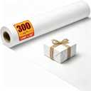 ReePlan 36" x 1200" (100') White Wrapping Paper, Kraft Craft Paper Roll, 80 GSM Bulletin Board Paper for Drawing, Painting, Gift Wrapping, Kids Art, Banner Paper, Packing Paper, and Table Covering