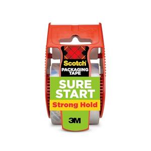 Scotch Brand Sure Start Shipping Packaging Tape with Dispenser, 2 Inches x 800 Inches (145), Clear 2 Packs