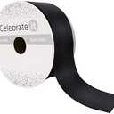1.5”; x 15yd. Satin Wired Ribbon by Celebrate It® Specialty