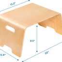 LAPGEAR Bentwood Floor Lap Desk for Kids - Children's Portable, Durable, Learning & Educational Activity Desk for Homework, Crafts, Play - Sturdy Natural Birch Wood - Style No. 21007, Single Unit