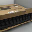 SUPERJARE 0.56'' Thick 12 Pcs 48 Sq Ft Rubber Top Exercise Equipment Mats, High Density EVA Foam Mats with Rubber Top, Interlocking Gym Flooring for Home Gym, Protective Workout Mat, Black/Grey