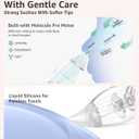 GROWNSY Nasal Aspirator for Baby, Electric Baby Nose Sucker with Larger Suction Chamber and More Powerful Suction, Automatic Nose Cleaner with Music and Light Soothing Function