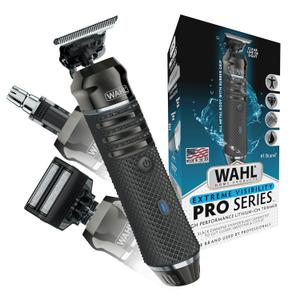 Wahl USA Pro Series High Visibility Skeleton Style Trimmer, Lithium-Ion Cordless USB Rechargeable All in One Shaving & Close Cutting Beard Trimmer for Men with Near Zero Gap Blade  3026018
