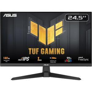 ASUS TUF Gaming 25 (24.5 viewable) 1080P Gaming Monitor (VG259Q3A) FHD, 180Hz, 1ms, Fast IPS, Extreme Low Motion Blur, FreeSync, Variable Overdrive, Speakers, 99% sRGB, Shadow Boost 