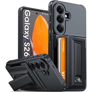 4 x Oneagle Wallet for Samsung Galaxy S26 Case 6.3" with Card Holder (4-5 Cards) [RFID Blocking] Full Camera Protection, with Kickstand 15FT Military Grade Shockproof Heavy Duty Phone Case for Galaxy S26