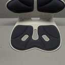 Lumbar Ergonomic Support for Office Chair Back Lumbar Support Ergonomic Back Support Pad Suitable for Office Chairs Grey