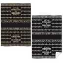 JFFTLL Black Christmas Kitchen Towels, Xmas Dish Tea Towels for Kitchen Decor, I Have Everything I Want for Christmas Decorative Hand Towel for Bathroom, 16x24 Inch Set of 2